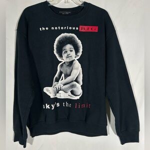 21 MEN NOTORIOUS BIG SKYS THE LIMIT RAP LEGEND BIGGIE SMALLS HIP HOP SWEATER MEN